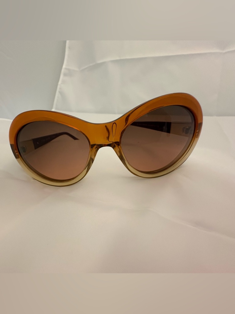VINTAGE The Row Amber Gradient Round Women's Sunglasses
